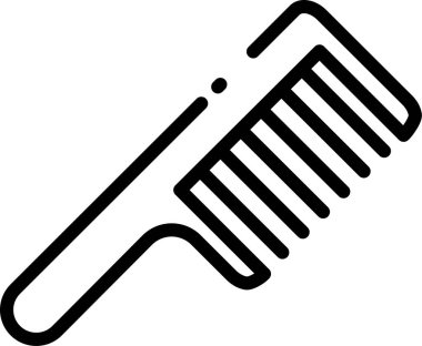 tarak web simgesi, vektör illüstrasyonu