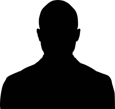 siyah beyaz siluet insan