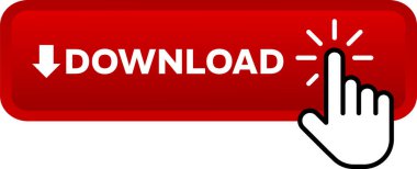 Düğmeye tıklayın, beyaz arkaplanda vektör illüstrasyonu 