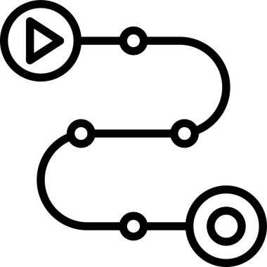 rota navigasyonu, konum GPS simgesi, vektör çizimi