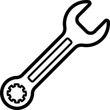 Beyaz arkaplanda anahtar web simgesi basit tasarımı 