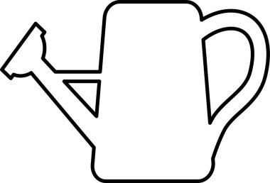 Basit özet çizilmiş sulama kutusu çizimi