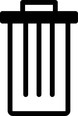 Çöp kutusunun simgesini ana hat biçiminde geri dönüştür