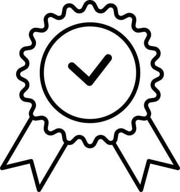 Rozet ödülü özet biçimi simgesi  