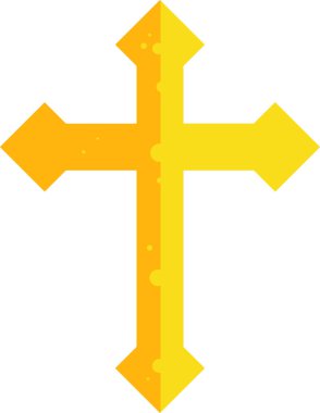 Din simgesi, beyaz arkaplanda vektör illüstrasyonu 