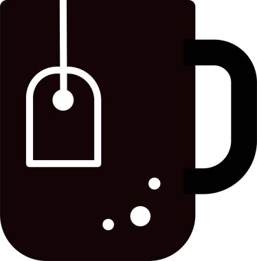 Çay ikonu ana hatlarıyla. 