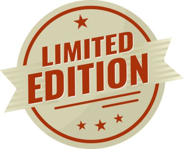 sınırlı sürüm vektör illüstrasyonu