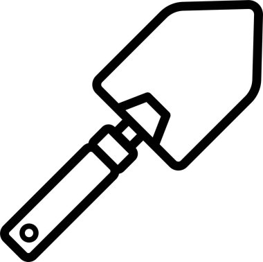 Düz inşaat aleti. Basit tasarım