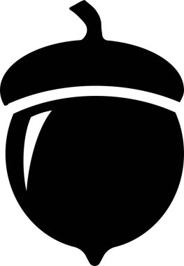 palamut basit web simgesi vektör illüstrasyonu