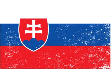 Beyaz arkaplanda izole edilmiş ülke bayrağının vektör illüstrasyonu 