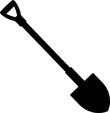 Web simge vektör çizim kürek