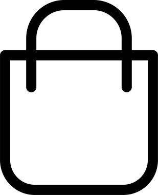 el çantası moda aksesuar simgesi ana hat biçiminde