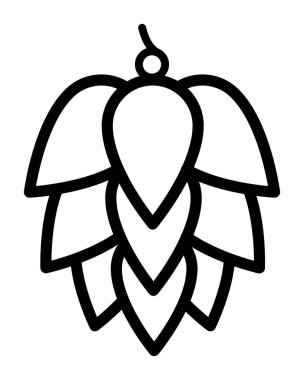 Bira demlemek için kullanılan basit bir koni ya da çiçek taslağı .