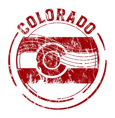 Colorado rozeti. Beyaz arkaplanda web simgesi 