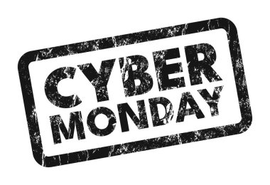 Siber Pazartesi için çizilmiş pul