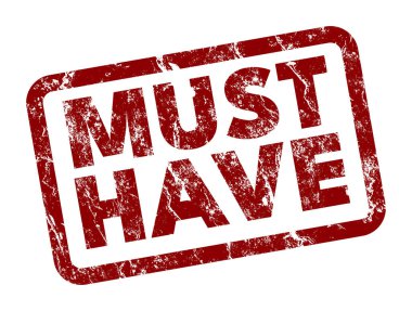 Kırmızı, beyaz arka planda önem gösteren bir damga olmalı.