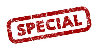 Kırmızı kauçuk mühür. 