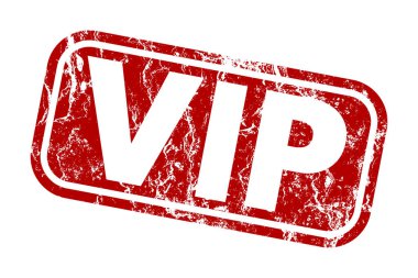 Kırmızı VIP rozeti. Uygulamalar veya web sayfası için basit web logosu 