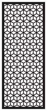 geometrik siyah beyaz seamless modeli