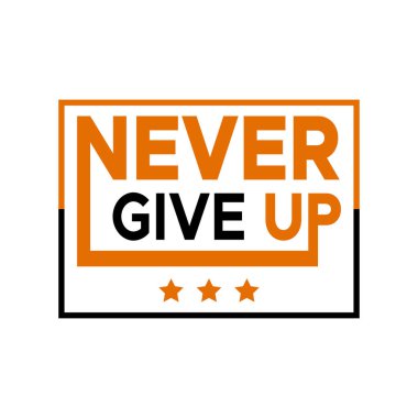 Motivasyon alıntılarından asla vazgeçme. Yazılardan ilham verici alıntılar. Başarılı tipografi.
