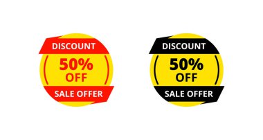 İndirimli Teklif Vektörü% 50 indirimli 