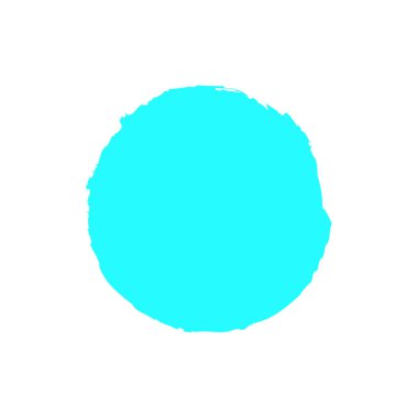 Mavi grunge yuvarlak daire simgesi 