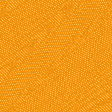 Turuncu modern arka planda soyut dalgalı çizgiler deseni 