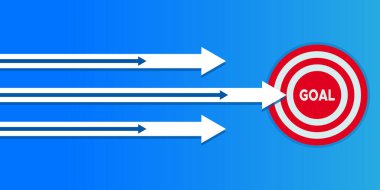 Kırmızı Hedefe Vuran Oklar Hedefi Temsil Etme ve Stratejik Başarı