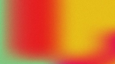 Yaratıcı Tasarım Temaları için Kırmızı, Sarı ve Yeşil Renk Harmanlı Soyut Gradyan Arkaplanı