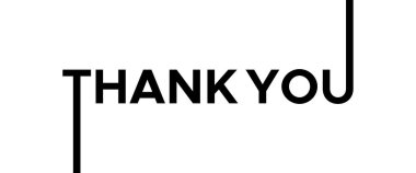 Minnettarlık ve minnettarlık için basit kalın yazı tipiyle teşekkür ederim. 