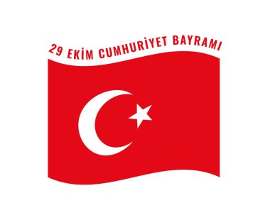 Türk bayrağı gururla 29 Ekim cumhuriyet bayramını temsil ediyor. Türkiye Cumhuriyeti ve zengin kültür mirasını onurlandıran bir ulusal bayram kutlandı.