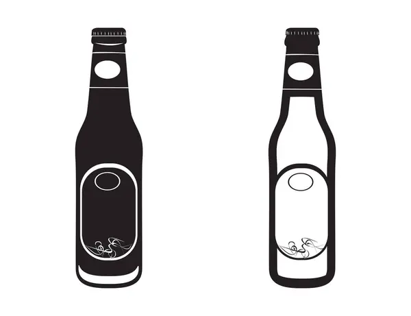 Alkol Şişe Simgesi - Sanat Yazdırma ve Cam Tasarım Vektör ResmiStencils