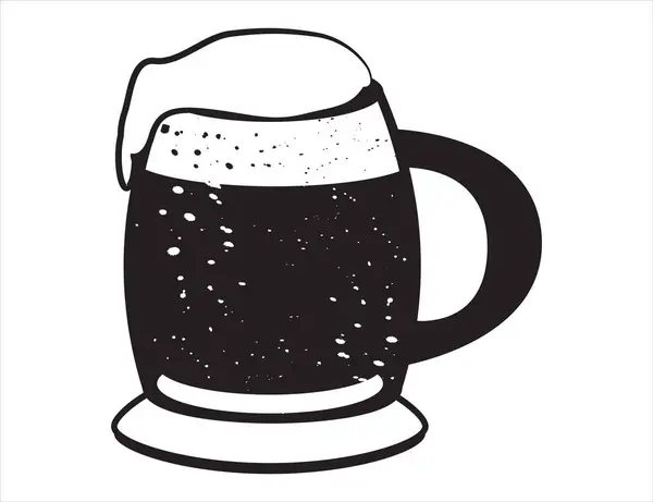 Kupa çizim vektör resmi bira