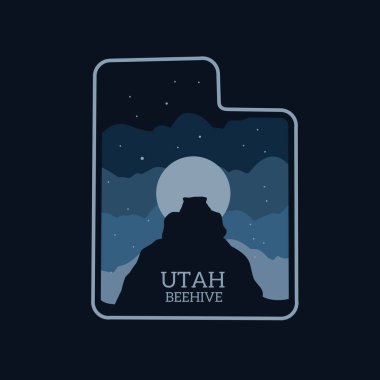 Utah 'taki Arı Kovanı Kayası Yıldızlarla dolu Gece Gökyüzü, Parmak izi ve Giysiler İçin Mükemmel