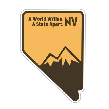 Nevada Dağ Basit Tasarım, Metin Bir Dünya İçinde, Bir Eyalet Ayrı