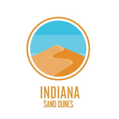 Indiana 'nın kum tepeleri Rozet için mükemmel