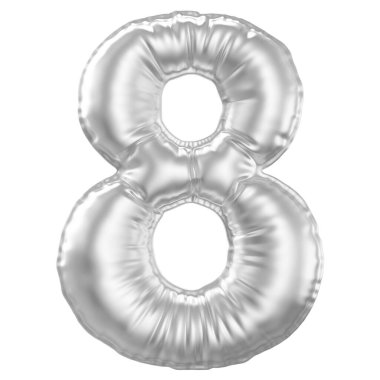 Gümüş Baloncuk Numara 8