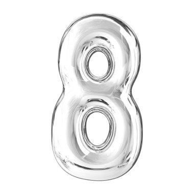 Gümüş Baloncuk Numara 8
