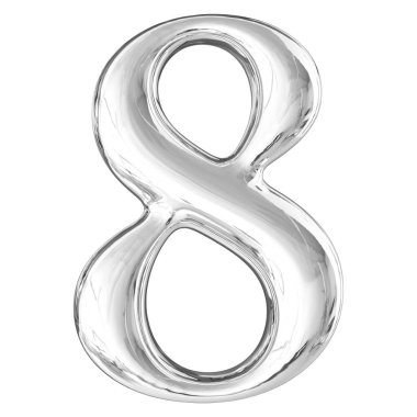 Gümüş Baloncuk Numara 8