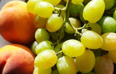 Olgun taze üzüm, yakın çekim