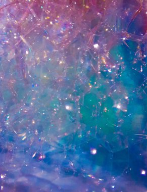 soyutlama mavi, pembe ve yeşil tonlarda