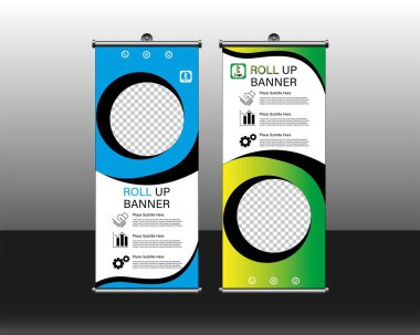 Pankart tasarımı, broşür afiş tasarım şablonu şablonu şablonu, soyut arkaplan, modern x-banner, dikdörtgen boyut, düzenlenebilir şablon, 3D tasarım