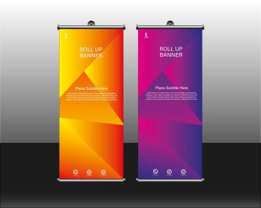 Pankart tasarımı, broşür afiş tasarım şablonu şablonu şablonu, soyut arkaplan, modern x-banner, dikdörtgen boyut, düzenlenebilir şablon, 3d tema tasarımı