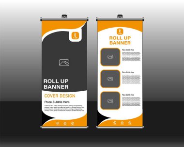 Pankart tasarımı, broşür afiş tasarım şablonu şablonu şablonu, soyut arkaplan, modern x pankart, dikdörtgen boyut, düzenlenebilir şablon, çift kenar