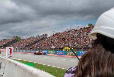 İspanya GP F1 2024, 19-23 Haziran 2024, Montmel, Barcelona İspanya - Ferrari in pista nel GP di Spagna F1 2024