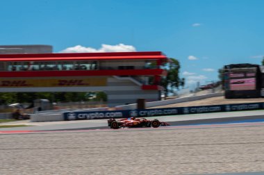 İspanya GP F1 2024, 19-23 Haziran 2024, Montmel, Barcelona İspanya - Scuderia Ferrari SF24, pista a a Barcellona GP Spagna 2024