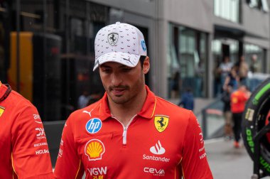 İspanya GP F1 2024 19-23 Haziran 2024 Montmel, Barcelona İspanya - Carlos Sainz pilotu F1 Scuderia Ferrari