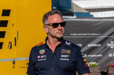 İspanya GP F1 2024 19-23 Haziran 2024 Montmel, Barcelona İspanya - Hıristiyan Horner takımı başkanı Red Bull Racing F1