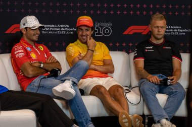 İspanya GP F1 2024, 19-23 Haziran 2024, Montmel, Barcelona İspanya - Fernando Alonso pilot F1 Aston Martin