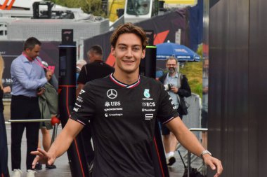 İspanya GP F1 2024, 19-23 Haziran 2024, Montmel, Barselona İspanya - George Russell pilot Mercedes F1